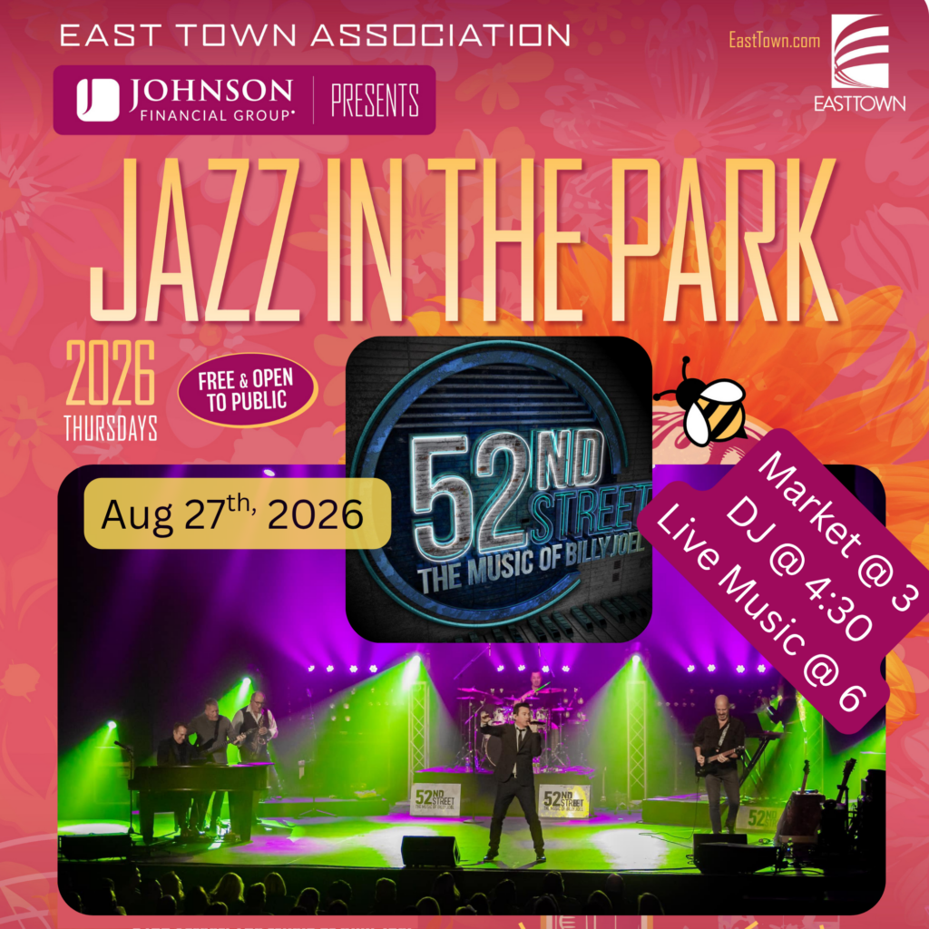 52nd Street - Music of Billy Joel @ Jazz in the Park 8.27.26 6-8:30pm!